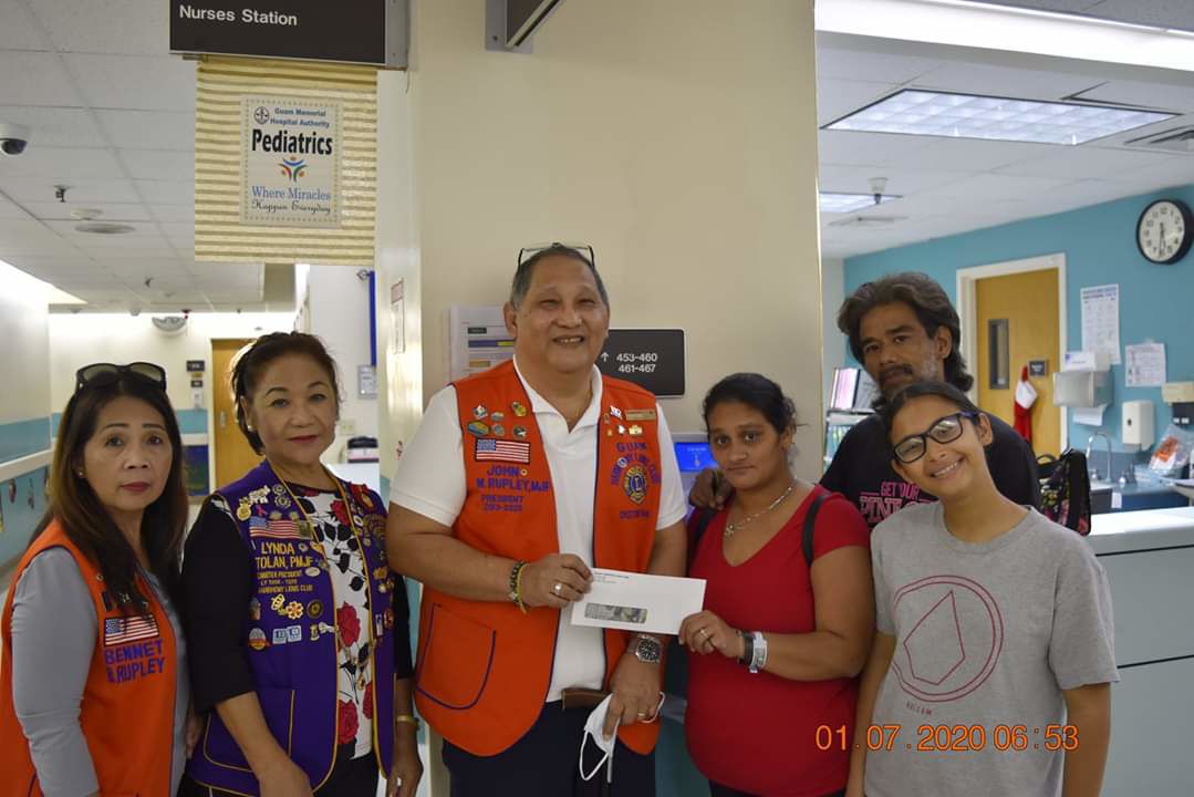 Harmony Lions Club donates to cancer patient